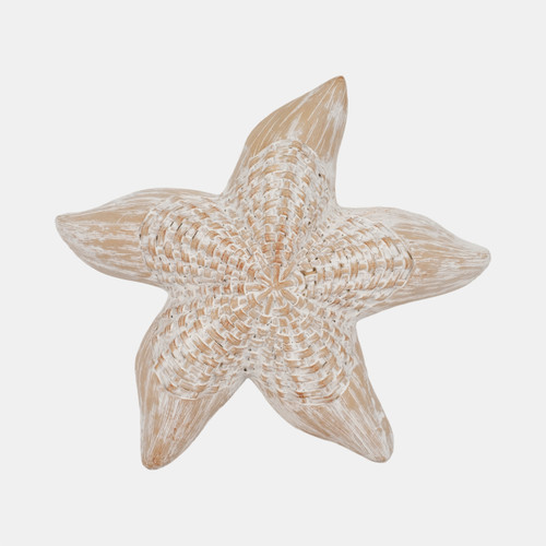 sagebrook home 10" Resin Wicker Starfish White Wishlist Create New