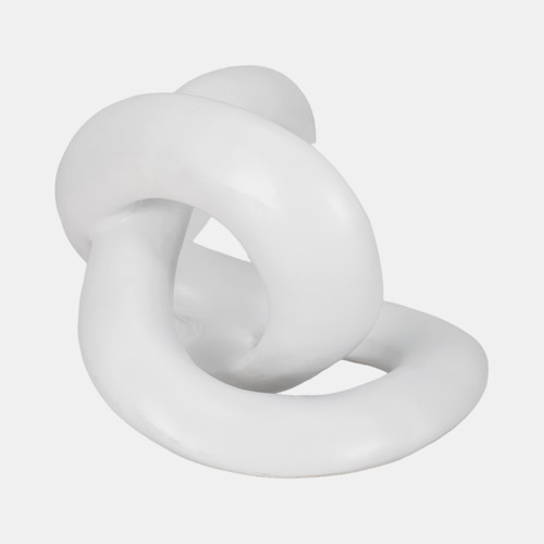 Sagebrook Home 10" Sculptured Knot White Wishlist Create New