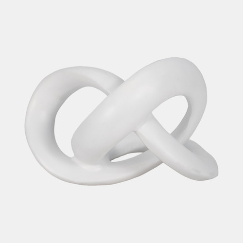 Sagebrook Home 10" Sculptured Knot White Wishlist Create New