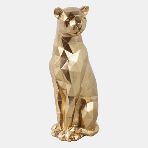 Sagebrook Home 10" Sitting Leopard Gold Wishlist Create New
