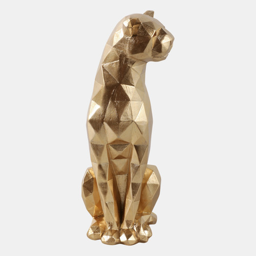 Sagebrook Home 10" Sitting Leopard Gold Wishlist Create New