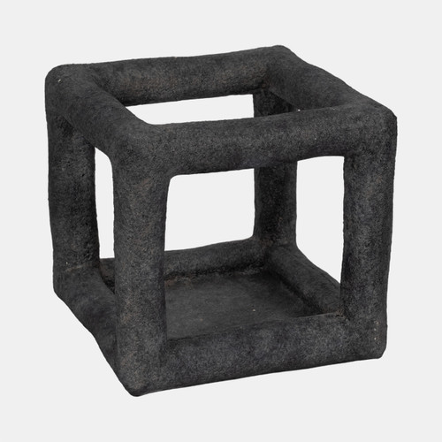 Sagebrook Home 10" Textured Open Square Object Black Wishlist Create New