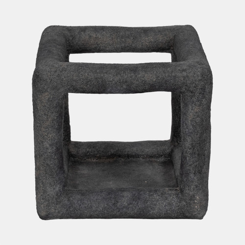 sagebrook home 10" Textured Open Square Object Black Wishlist Create New