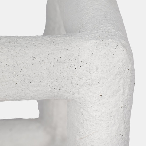 Sagebrook Home 10" Textured Open Square Object White Wishlist Create New