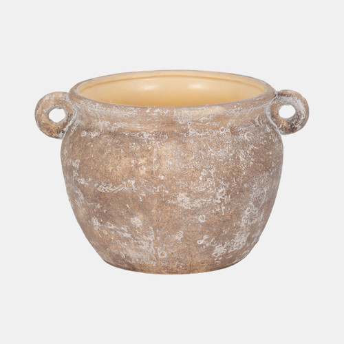 sagebrook home 10" Textured Stoneware Jug Planter Brown Wishlist Create New