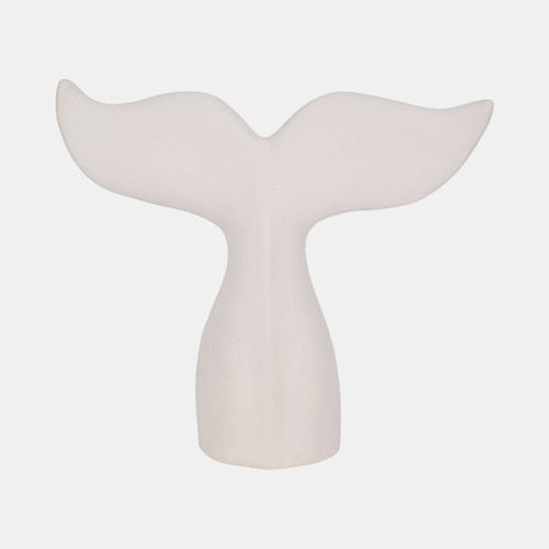 Sagebrook Home 10" Textured Whale Tail White Wishlist Create New
