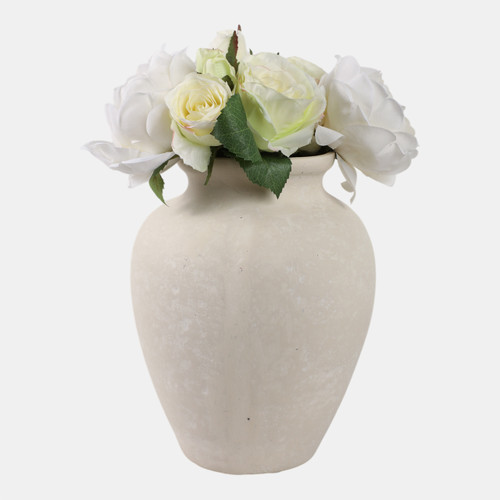 Sagebrook Home 10" Traditional Jug Paper Mache Ivory Wishlist Create New