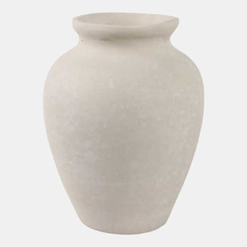 Sagebrook Home 10" Traditional Jug Paper Mache Ivory Wishlist Create New