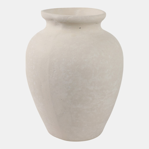 Sagebrook Home 10" Traditional Jug Paper Mache Ivory Wishlist Create New
