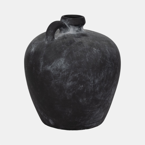 Sagebrook Home 10" Weathered Jug With Handle Black Wishlist Create New