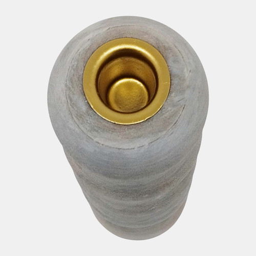 Sagebrook Home 10x3" Bubble Taper Holder Whitewash Wishlist Create New