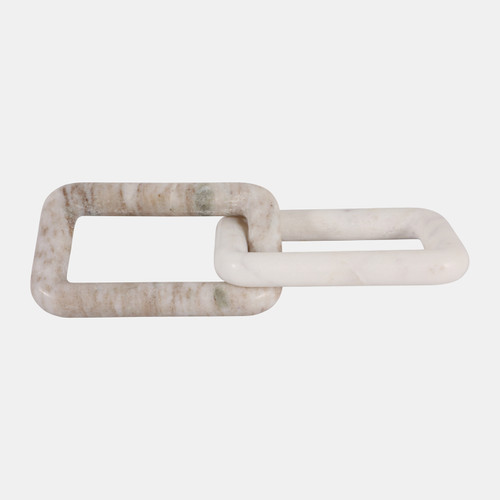 sagebrook home 10x4" 2 Marble Square Links White/onyx Wishlist Create New