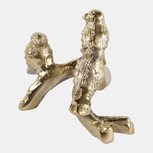 Sagebrook Home 10x5" Birds Sitting On Branch Gold Wishlist Create New