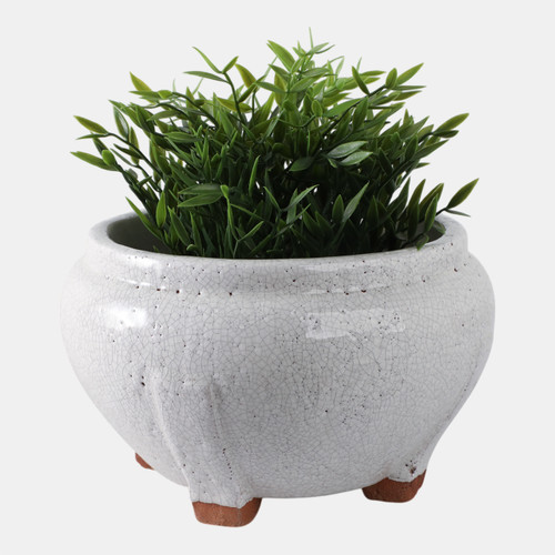 Sagebrook Home 10x6" Footed Planter White Wishlist Create New
