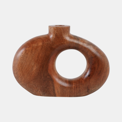 sagebrook home 10x7" Cut-out Wood Vase Natural Wishlist Create New