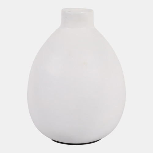 sagebrook home 10x7" Rounded Terracotta Vase White Wishlist Create New