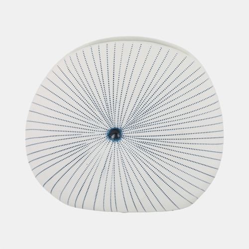 Sagebrook Home 10x9" Round Dotted Shell Vase White/blue Wishlist Create New