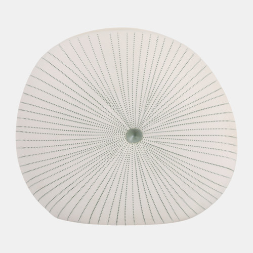 sagebrook home 10x9" Round Dotted Shell Vase White/green Wishlist Create New