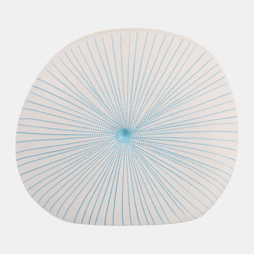 sagebrook home 10x9" Round Dotted Shell Vase White/light Blue Wishlist Create New