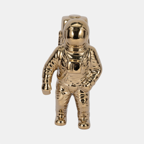 sagebrook home 11" Astronaut Statuette Gold Wishlist Create New
