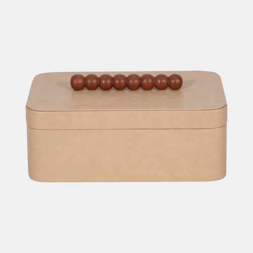 sagebrook home 11" Box Wood Beaded Handle Ivory Wishlist Create New