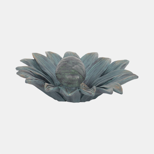 Sagebrook Home 11" Daisy Bird Feeder Blue Wishlist Create New