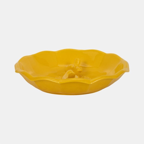 Sagebrook Home 11" Flower Bird Bath Yellow Wishlist Create New