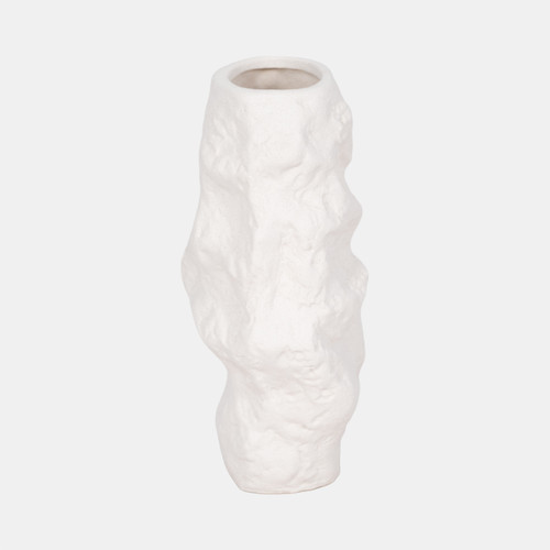 Sagebrook Home 11" Jagged Textured Vase White Wishlist Create New