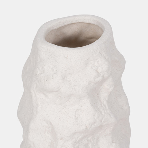 Sagebrook Home 11" Jagged Textured Vase White Wishlist Create New