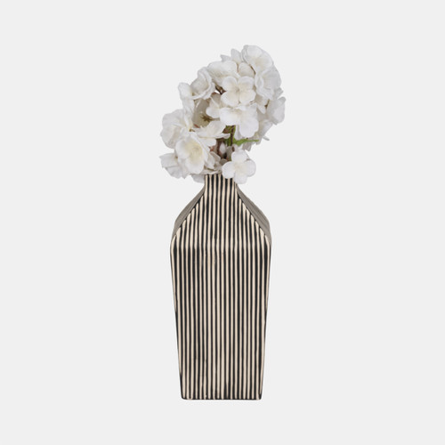 Sagebrook Home 11" Lines Square Vase Black/white Wishlist Create New
