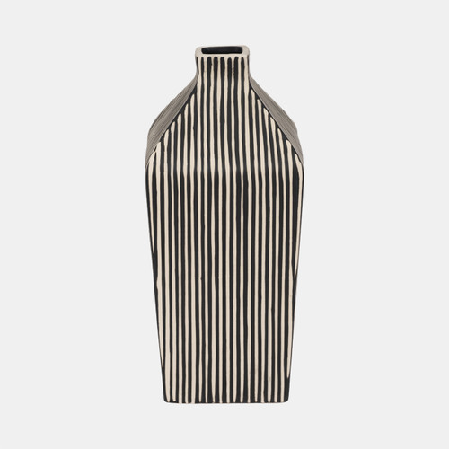 Sagebrook Home 11" Lines Square Vase Black/white Wishlist Create New