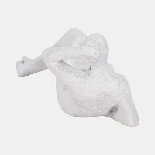 Sagebrook Home 11" Paint Me Pose Rough Texture White Wishlist Create New