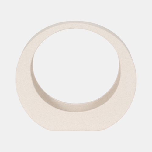 sagebrook home 11" Sand Glaze Loop Object White Wishlist Create New