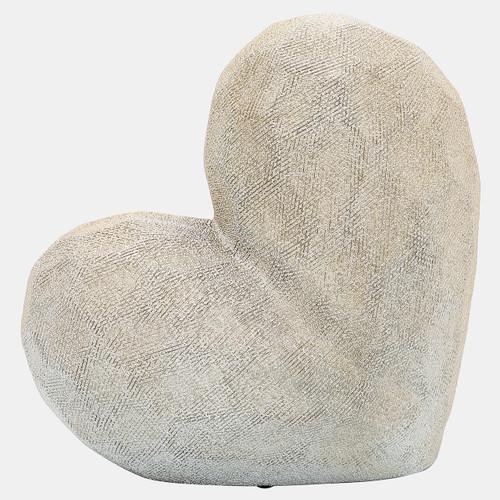 sagebrook home 11" Scratched Heart Deco Champagne Wishlist Create New