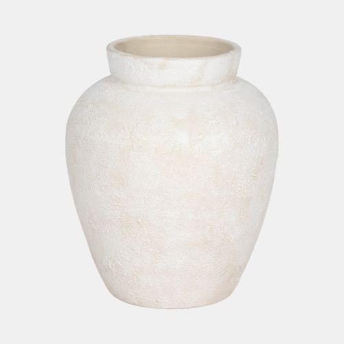 sagebrook home 11" Textured Terracotta Vase Ivory Wishlist Create New