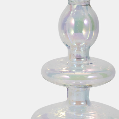 Sagebrook Home 11" Vintage Glass Taper Candle Holder Luster Wishlist Create New