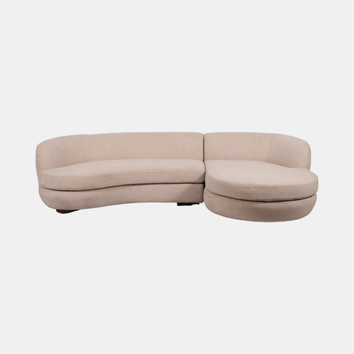 sagebrook home 118" Raf Chaise Sofa Blush 2 Bx Wishlist Create New