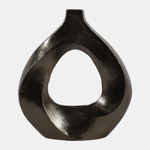 sagebrook home 11x10 Cut-out Swirl Vase Brass Antique Wishlist Create New