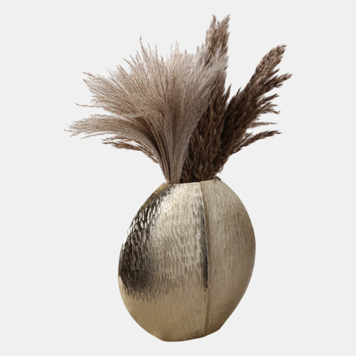 Sagebrook Home 11x10" Modern Round Metal Vase Gold Wishlist Create New