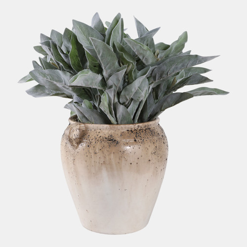 Sagebrook Home 11x10" Textured Terracotta 2-handle Vase Ivry/brwn Wishlist Create New