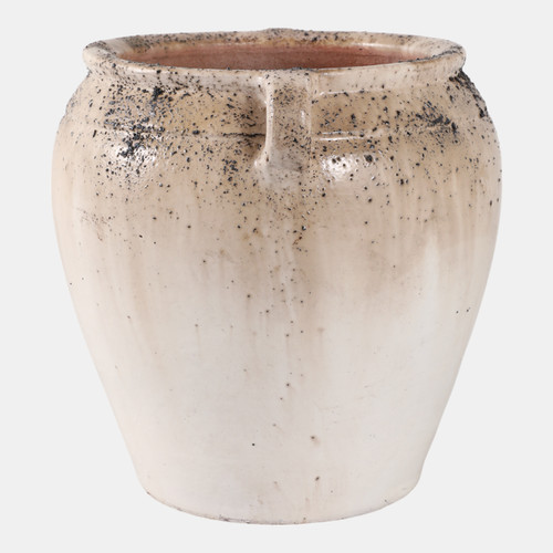 Sagebrook Home 11x10" Textured Terracotta 2-handle Vase Ivry/brwn Wishlist Create New