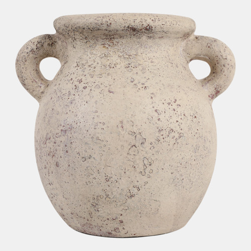 Sagebrook Home 11x11" Terracotta Double Handle Vase Ivory Wishlist Create New