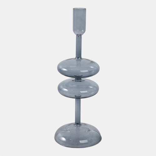 Sagebrook Home 11x4" Retro Bubble Taper Holder Blue Wishlist Create New