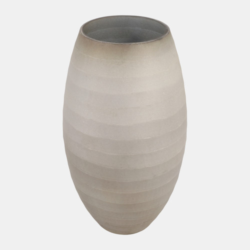 Sagebrook Home 11x5" Rustic Etched Glass Vase Grey Wishlist Create New