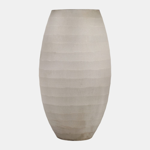 Sagebrook Home 11x5" Rustic Etched Glass Vase Grey Wishlist Create New