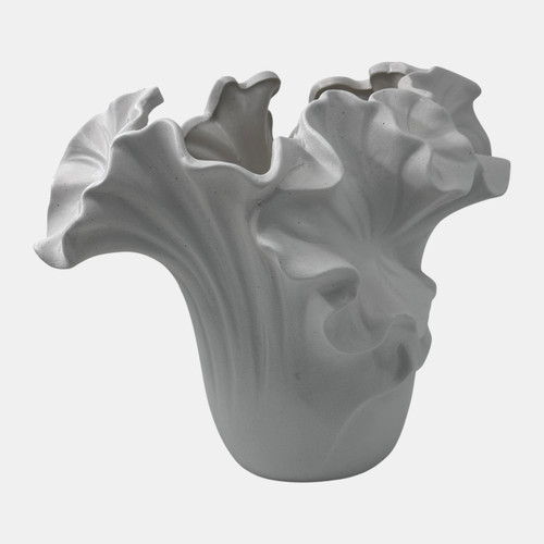 sagebrook home 11x8" Flutter Vase White Wishlist Create New