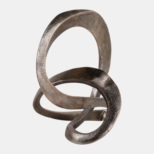 Sagebrook Home 11x8" Twisted Knot Object Antique Brass Wishlist Create New