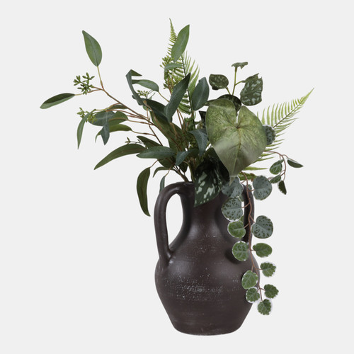 Sagebrook Home 11x9" Terracotta Jug With Handles Brown Wishlist Create New