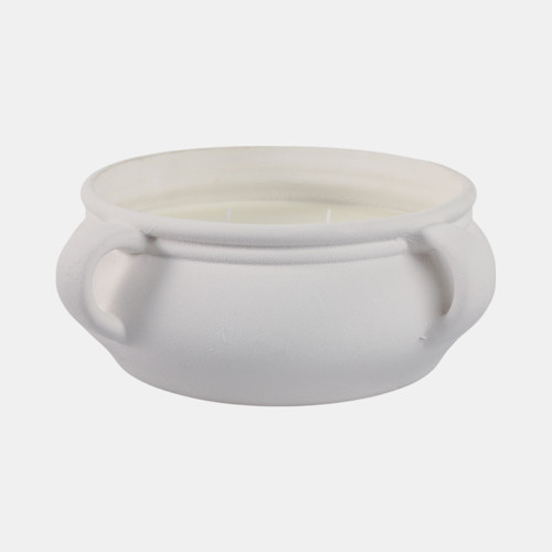 sagebrook home 12" 53 Oz Sea Salt & Bergamot Bowl Candle White Wishlist Create New