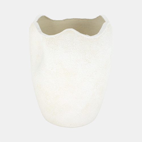 Sagebrook Home 12" Abstract Textured Terracotta Vase Ivory Wishlist Create New